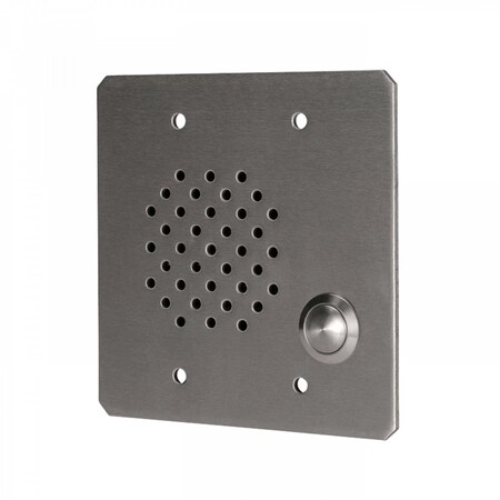 2-Gang Call-In Station,8O,Vandal Resistant,Stainless Steel